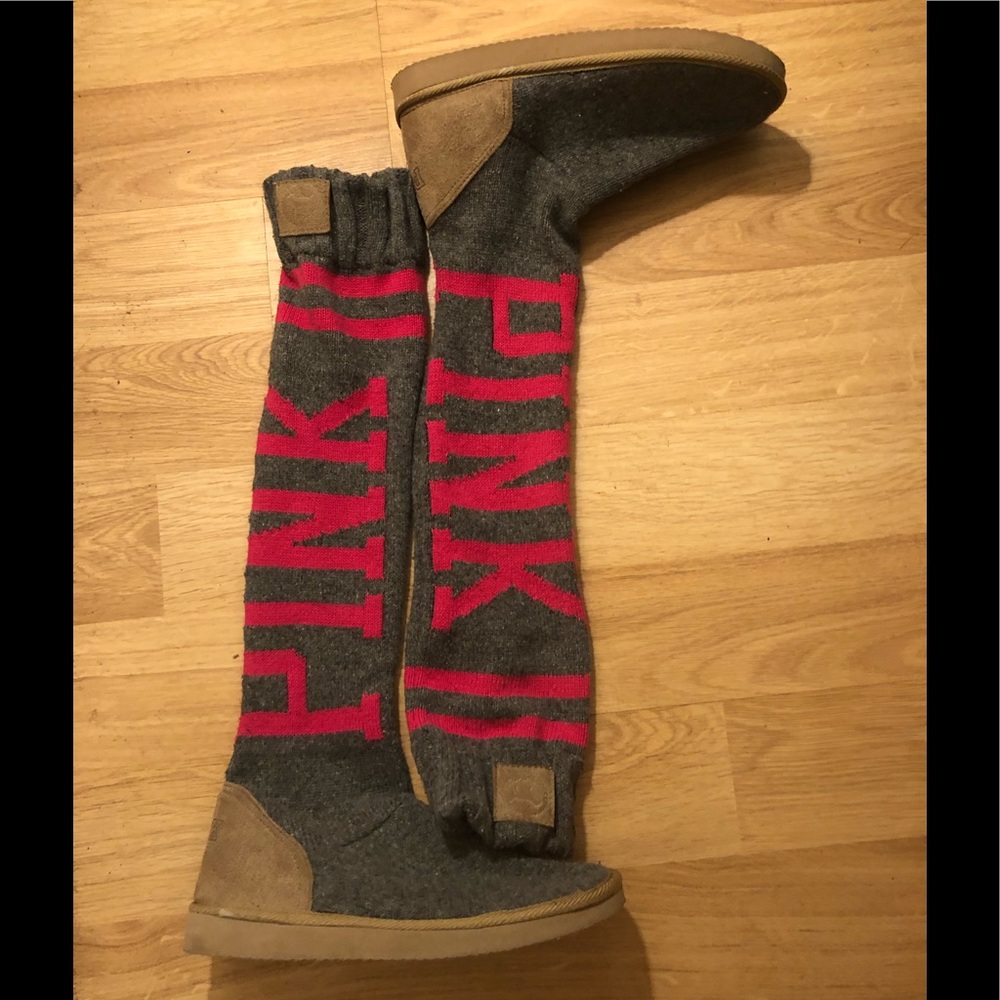 Victoria Secret Pink Mukluk VINTAGE Slippers Boots